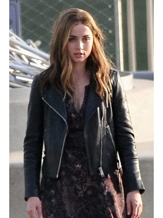 Ghosted 2023 Ana de Armas Leather Jacket