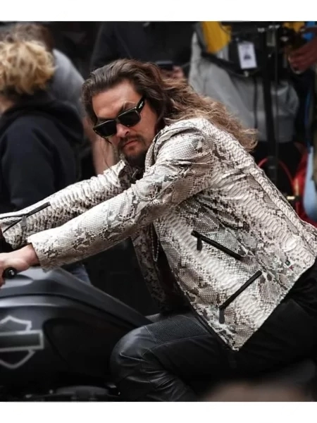 Snakeskin leather jacket hotsell