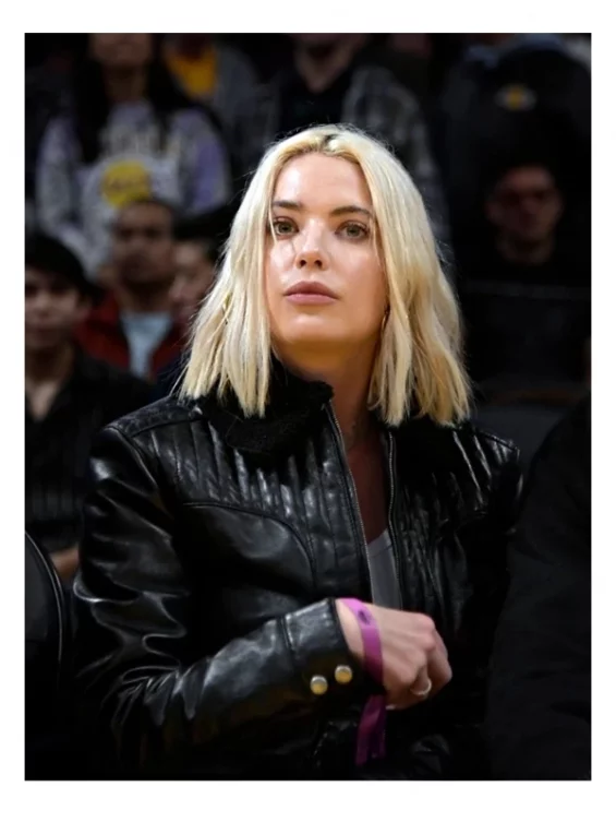 NBA 2023 Ashley Benson Leather Jacket
