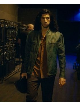Annette 2021 Adam Driver Leather Jacket