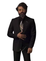 Anselm Big Gold Bricks 2022 Oscar Isaac Black blazer