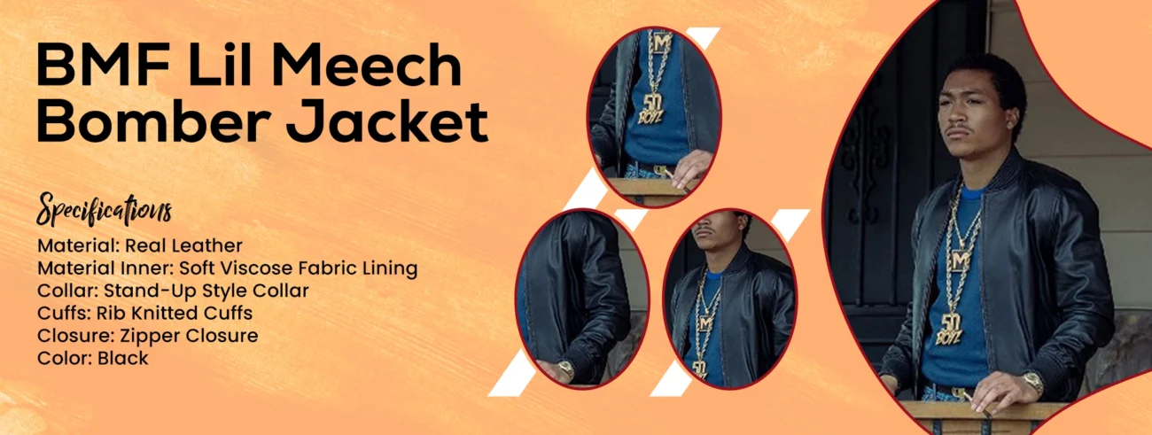 BMF Lil Meech Bomber Jacket