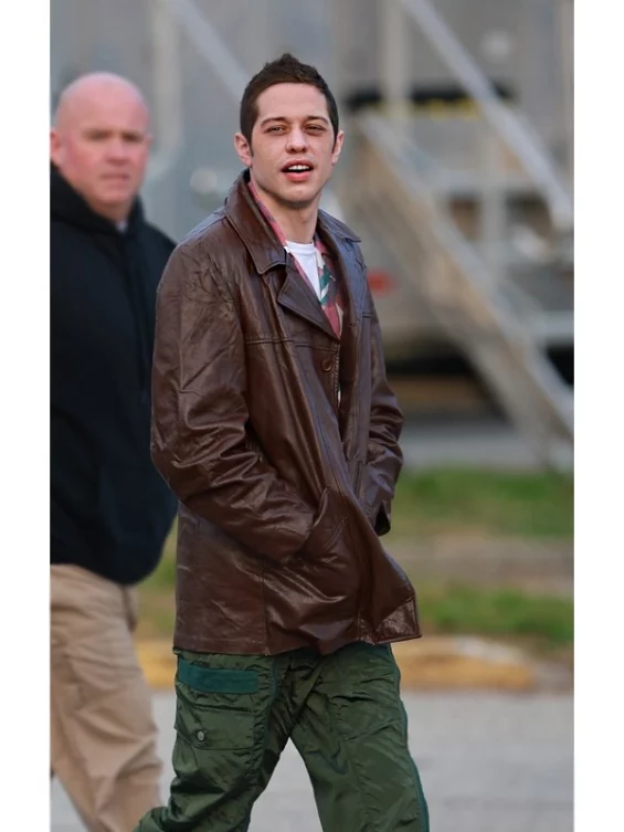 Bupkis 2023 Pete Davidson Leather Jacket