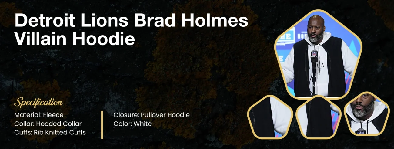 Detroit Lions Brad Holmes Villain Hoodie