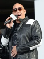 Dominic  Saga Vin Diesel Black Leather Jacket