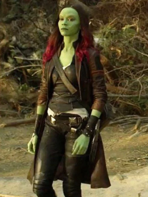 Gamora Guardians of the Galaxy 2 Leather Coat
