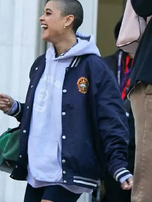 Gossip-Girl-2021-Julien-Calloway-Bomber-Jacket-Shop-Now Julien Calloway Gossip Girl 2021 Jordan Alexander Blue Bomber Jacket