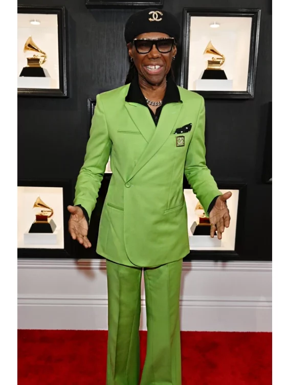 Grammys 2023 Nile Rodgers Green Blazer