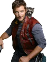 Peter Quill Guardians Of The Galaxy Chris Pratt Leather Vest