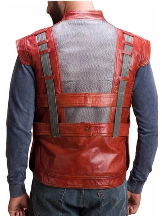 Peter Quill Guardians Of The Galaxy Chris Pratt Leather Vest