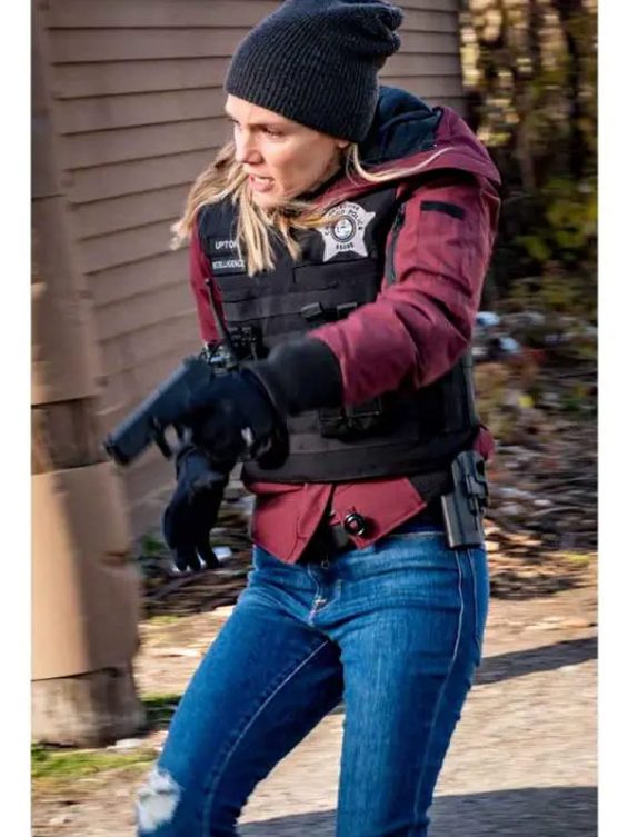 Chicago P.D. S08 Hailey Upton Red Jacket