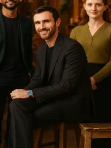 Harry Potter Return to Hogwarts 2022 Matthew Lewis Black Blazer