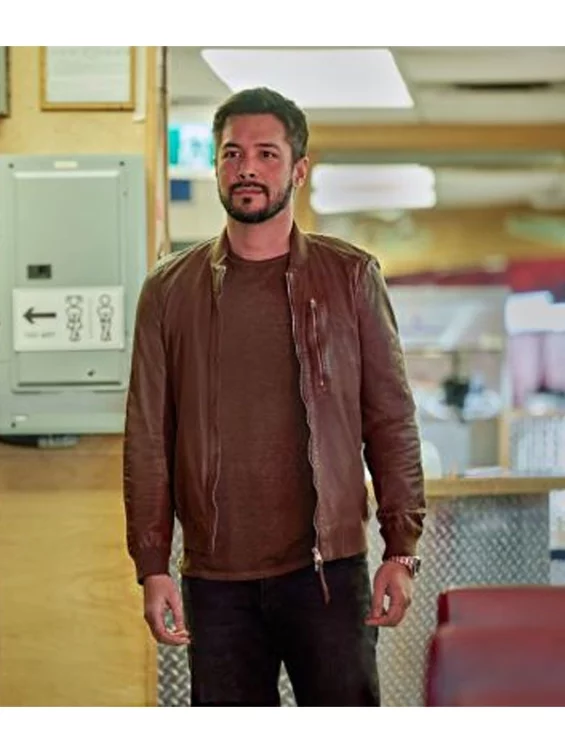 Hearts In The Game 2023 Marco Grazzini Brown Leather Jacket