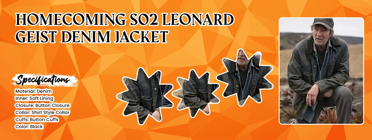Homecoming S02 Leonard Geist Denim Jacket