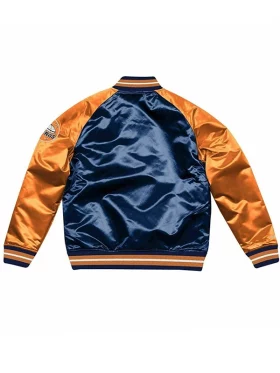 Houston Astros Blue And Orange Bomber Jacket