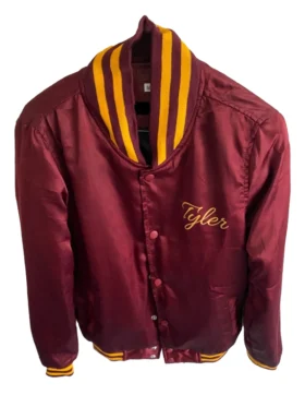 Regina Irma Vep Devon Ross Red Varsity Jacket