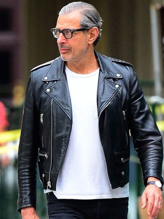 Jurassic World Dominion Jeff Goldblum Biker Jacket