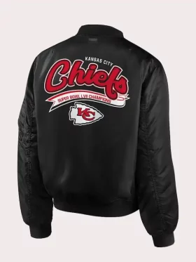 Kansas City Chiefs Black Bomber Jacket