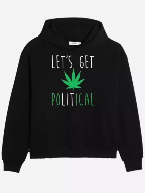Let’s Get Political Weed Hoodie