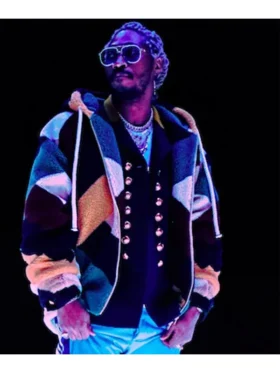 Life Is Good Future Multi-Color Hooded Sherpa Jacket