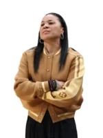 Louis Vuitton Dawn Staley Brown Bomber Jacket