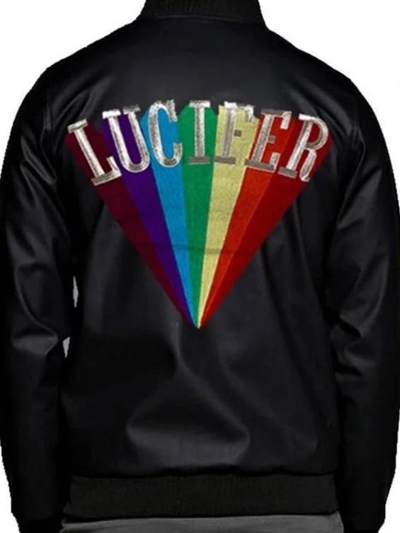 Lucifer Rising Rainbow Bomber Jacket
