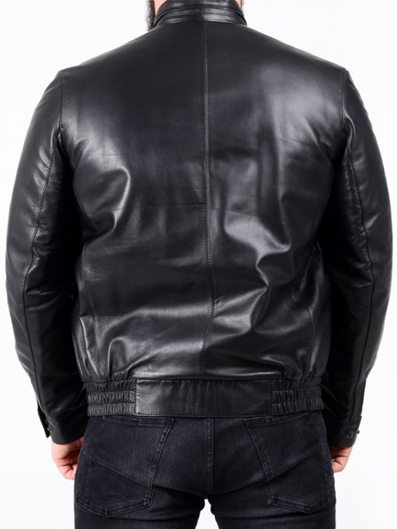Mens Leather Designer Biker Jacket