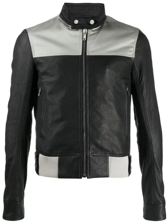 Men’s Slim Fit Biker Leather Jacket