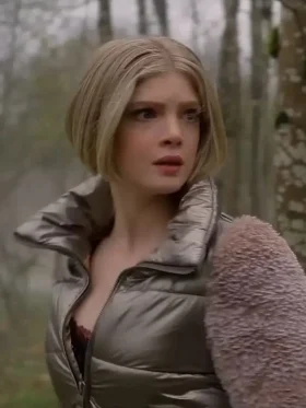 Meredith Kampouris Grey Puffer Jacket