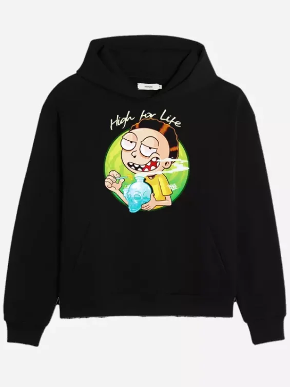 Morty High For Life Hoodie