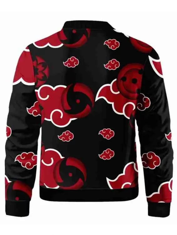 Naruto Akatsuki Sharingan Bomber Jacket