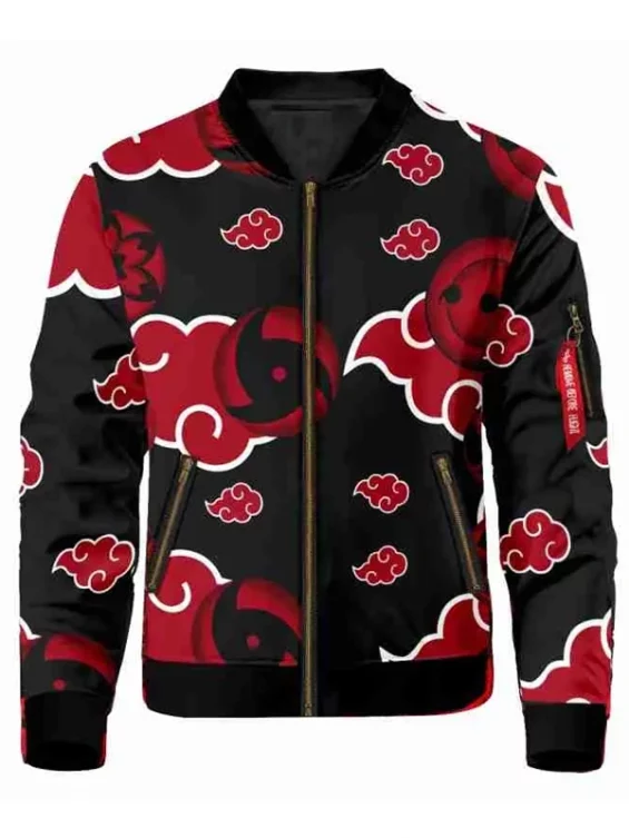 Naruto Akatsuki Sharingan Bomber Jacket