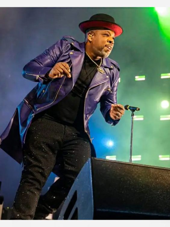 New Edition Legacy On Tour Purple Coat