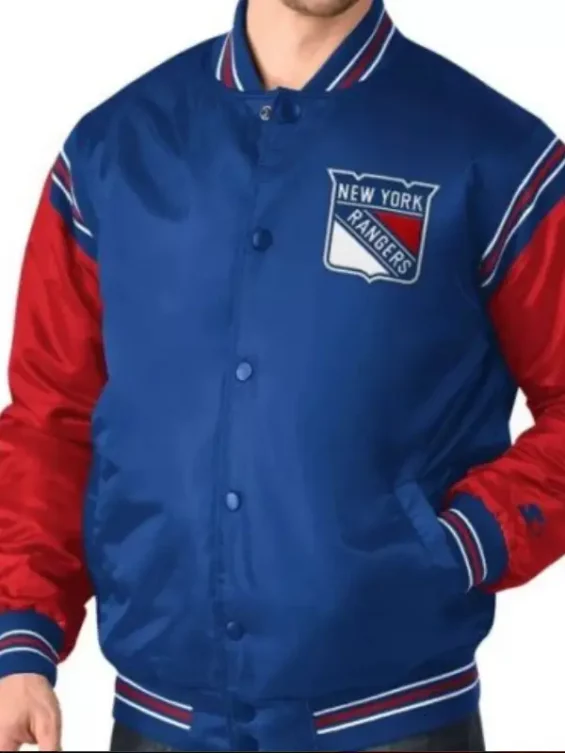 New York Rangers Full-Snap Jacket