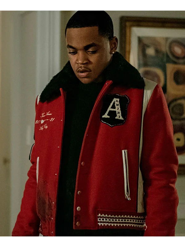 Power Book II Ghost S03 Tariq St. Patrick Red Jacket Power Book II Ghost S03 Tariq St. Patrick Red Jacket
