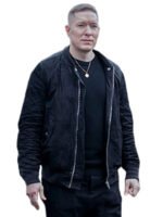 Joseph Sikora Power Book IV Force Black Satin Bomber Jacket