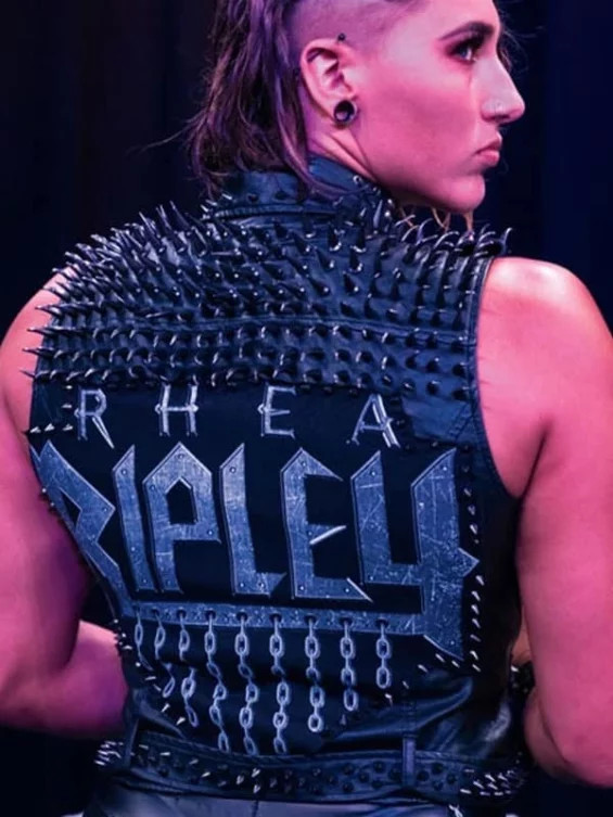 WWE Rhea Ripley Studded Vest