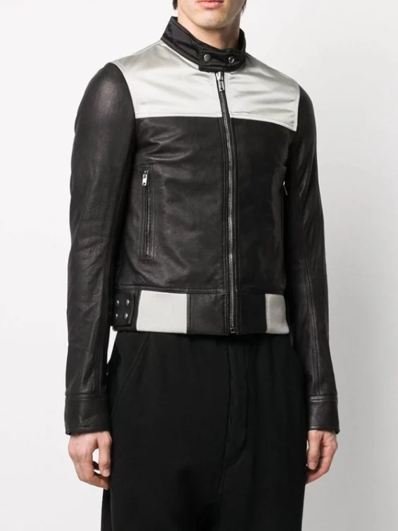 Men’s Slim Fit Biker Leather Jacket