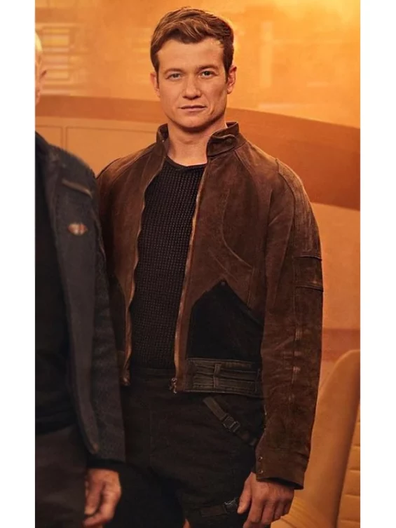 Star Trek Picard Jack Crusher Leather Jacket