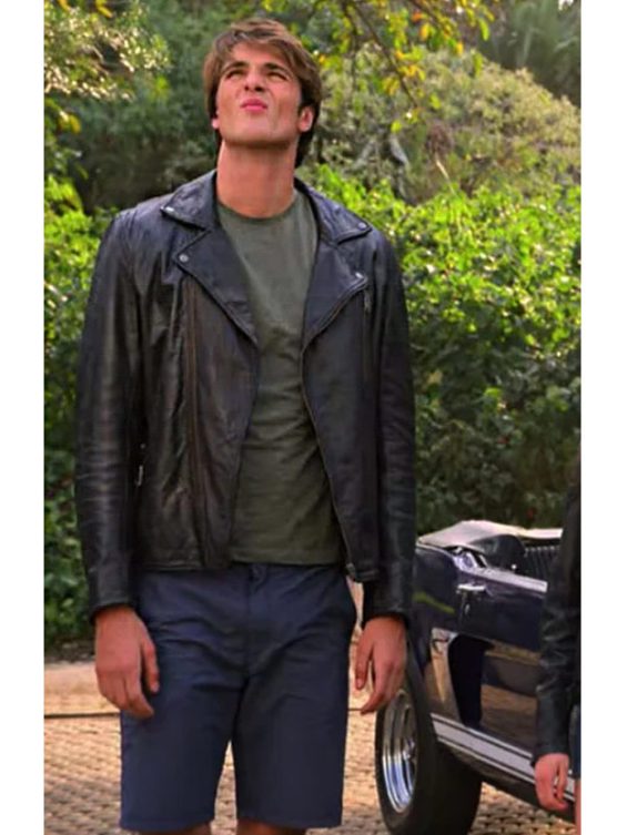 The Kissing Booth 3 Noah Flynn Leather Jacket