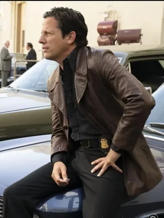 The Offer Moran Leather Blazer
