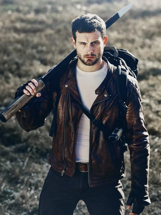 The Walking Dead World Beyond Felix Biker Leather Jacket