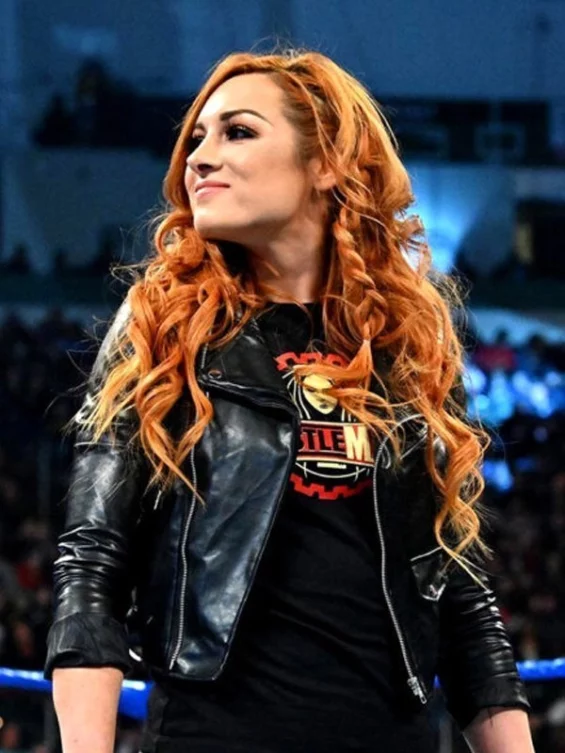 WWE Becky Lynch Biker Leather Jacket