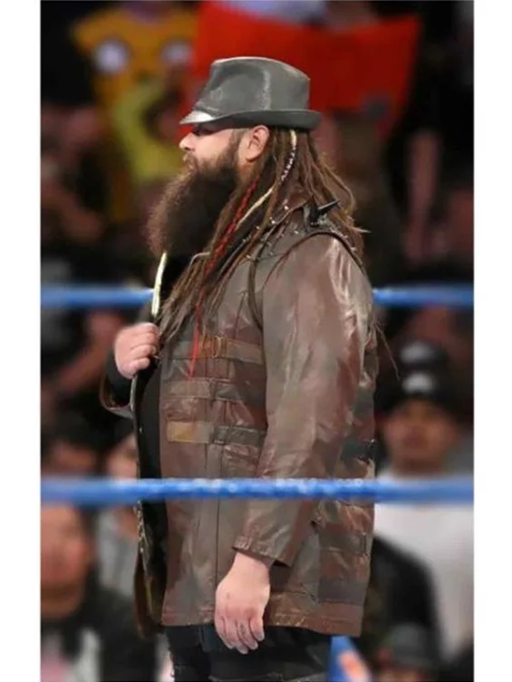 WWE Bray Wyatt Brown Leather Jacket