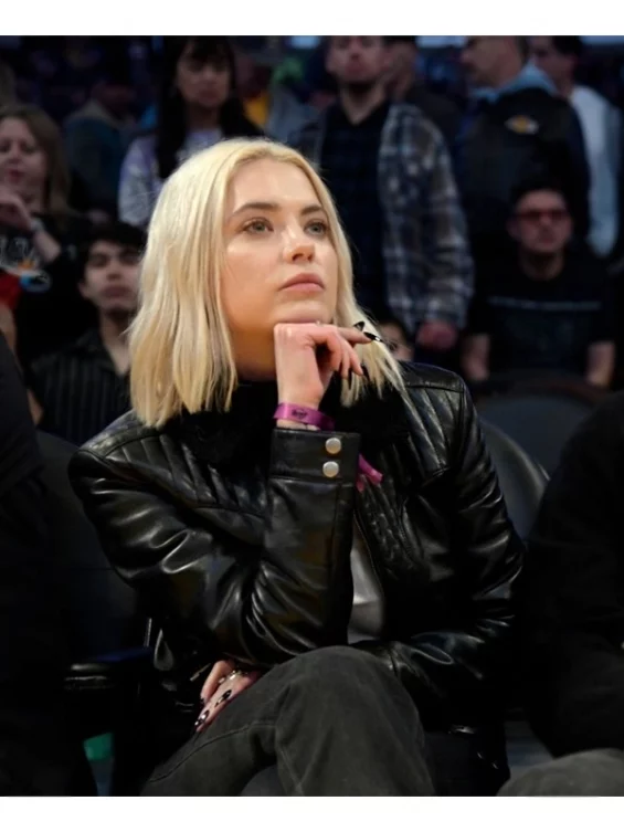 NBA 2023 Ashley Benson Leather Jacket