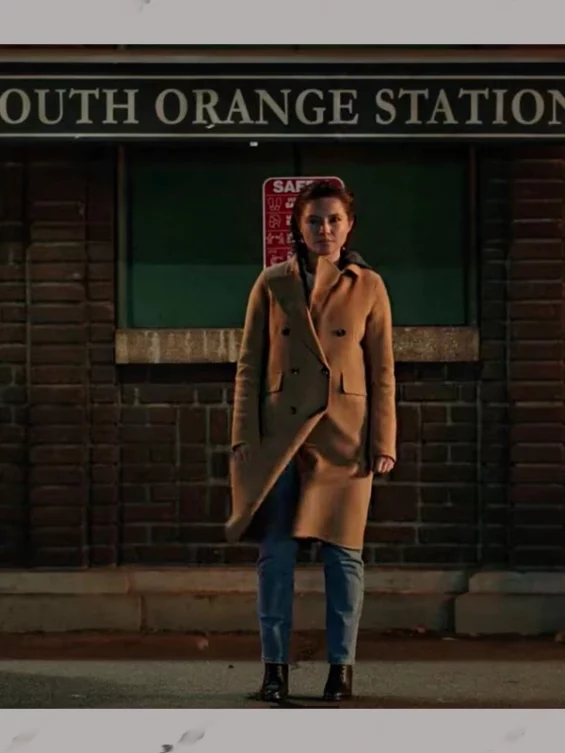 A Good Person Florence Pugh Brown Coat