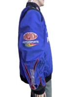 The vibrant blue Pepsi JG Racing Jacket featuring classic team colors.