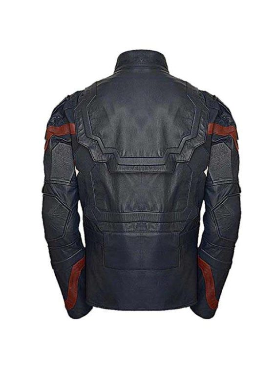 Civil War Captain America Leather Jacket