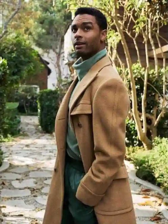Bridgerton S02 Simon Basset Beige Trench Coat