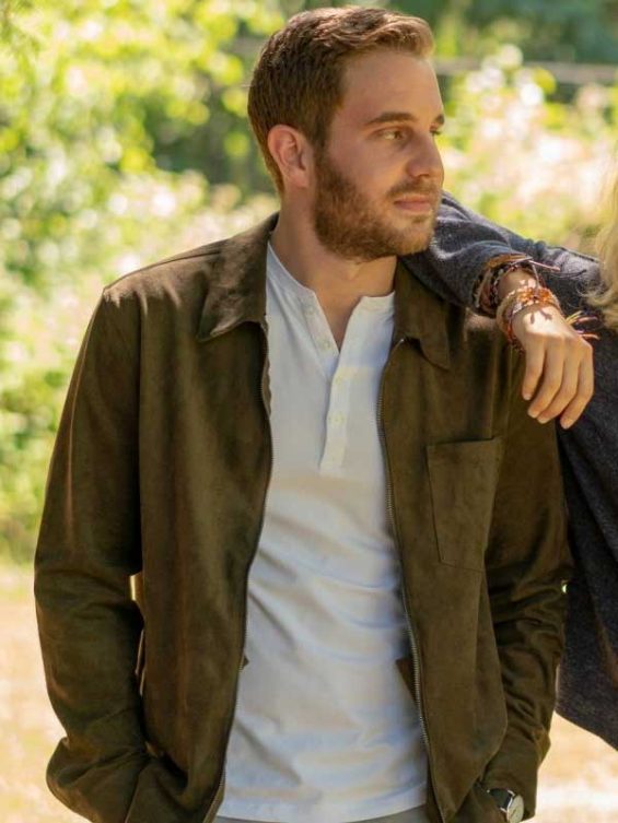 Broken Diamond Scott Suede Leather Jacket